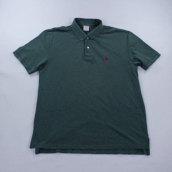 Brooks Brothers Other - Brooks Brothers Performance Polo Shirt Green Men's Size L Original Fit Cotton